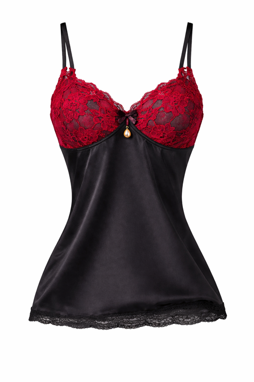 Caraco - Dentelle de calais & soie